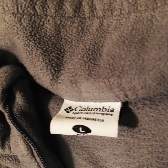 Columbia 1/4 zip grey pullover fleece! - Picture 3 of 4